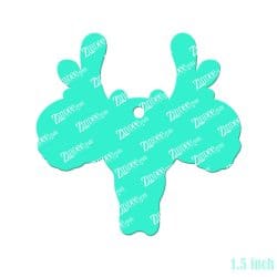Alternative view of Reindeer Uterus Acrylic Blank- Sticker- UV DTF (1.5 inch)