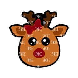 Reindeer Acrylic Blank- Sticker- UV DTF (1.5 inch)