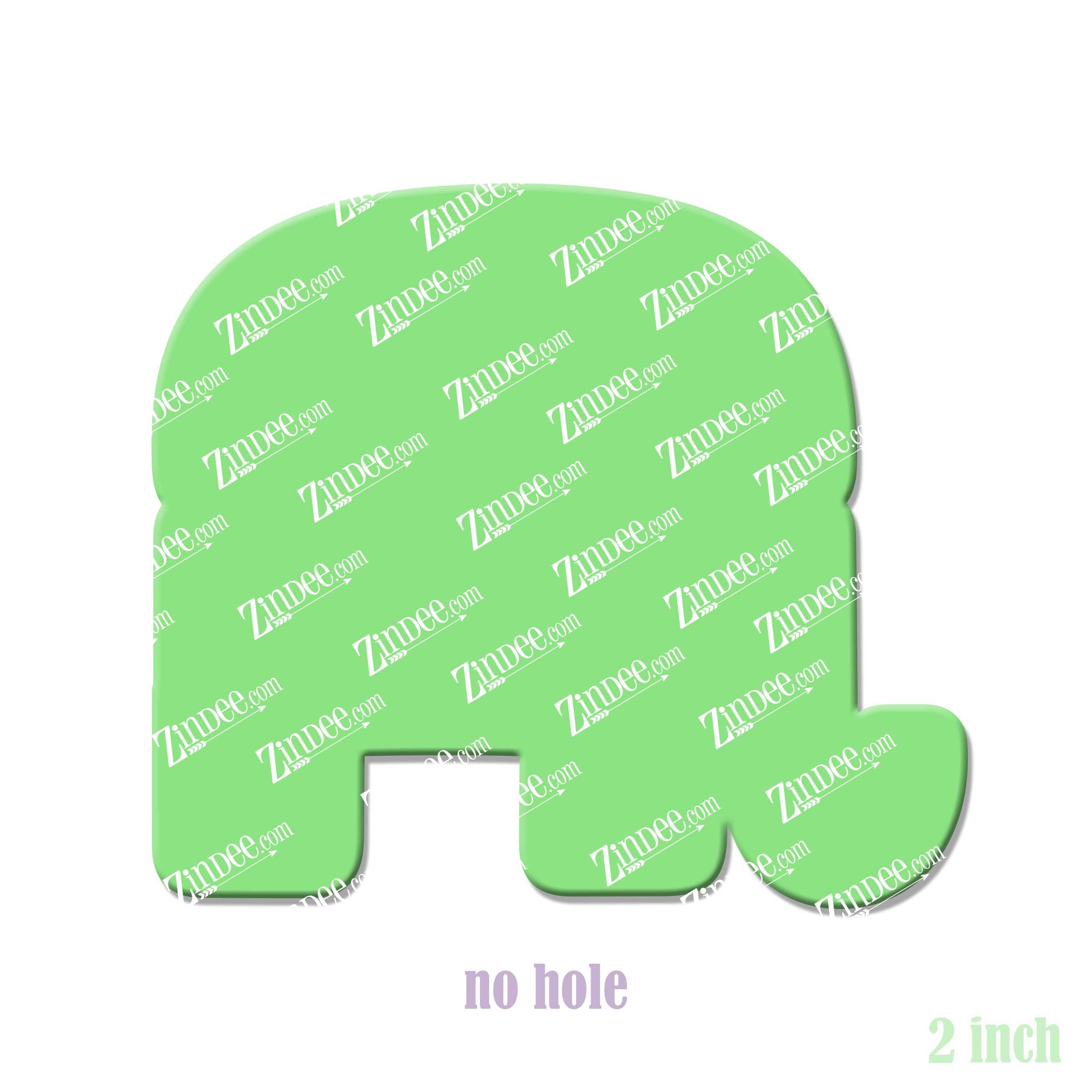 Republican Elephant acrylic blank (2 inch) NO HOLE