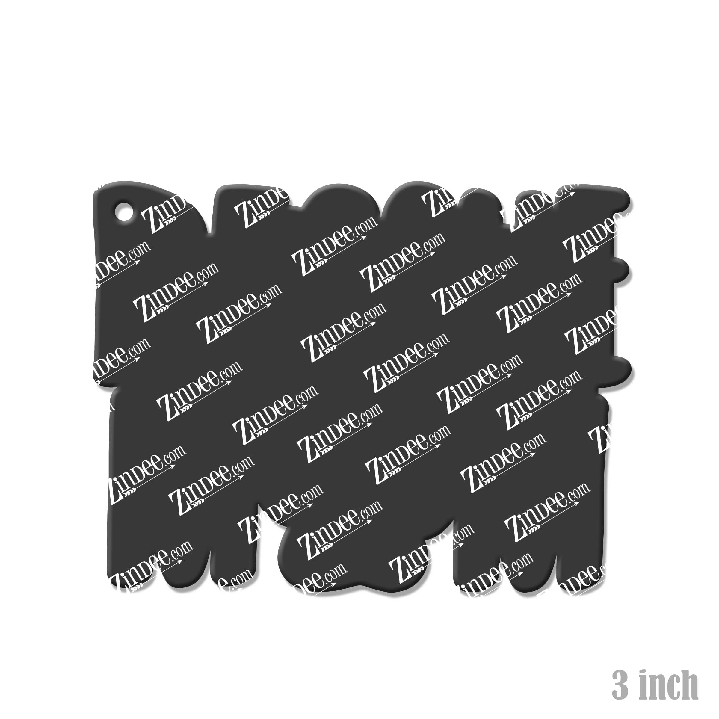 Alternative view of Rescue Mom Acrylic Blank- Sticker- UV DTF (3 inch)