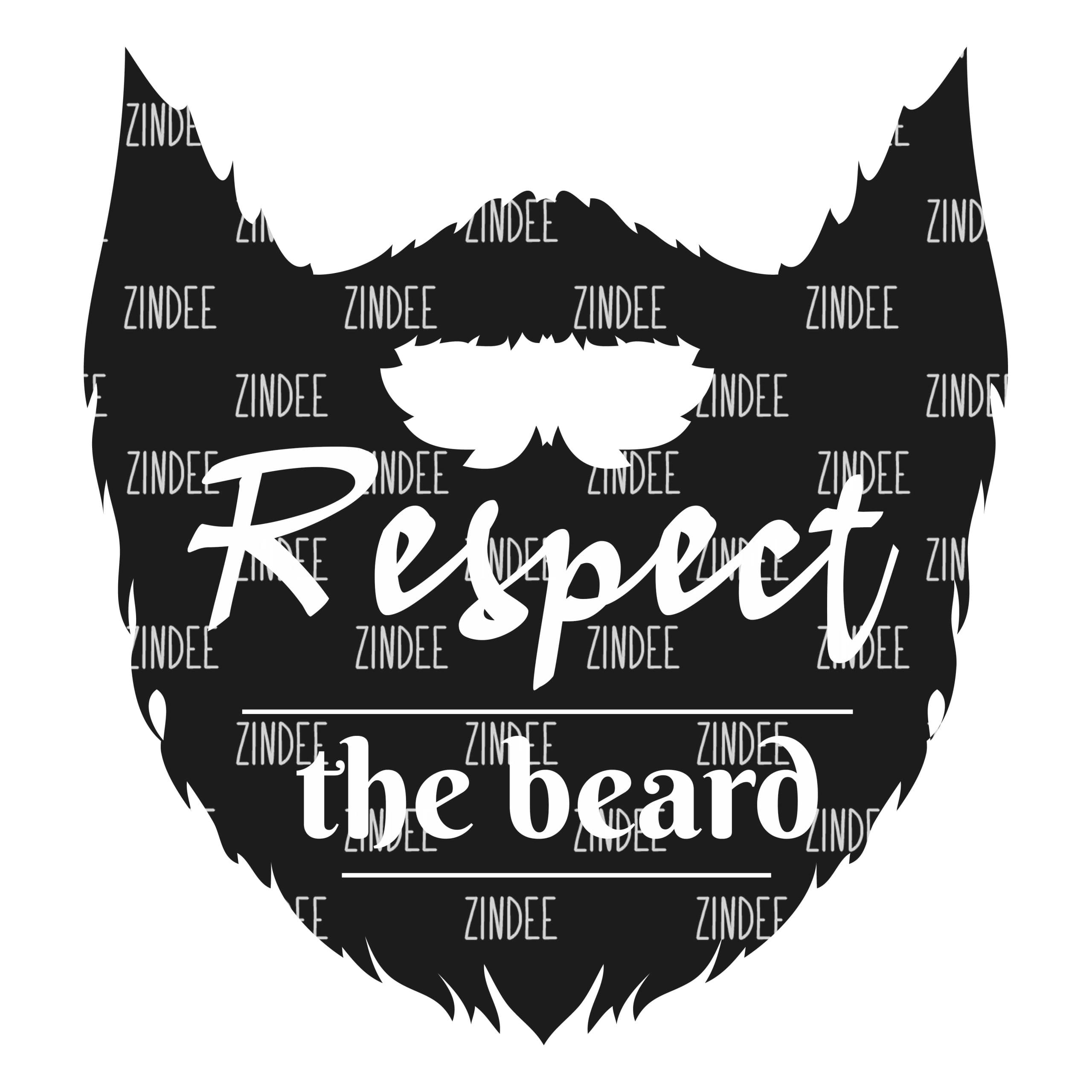 Respect the Beard (Sublimation Transfer)