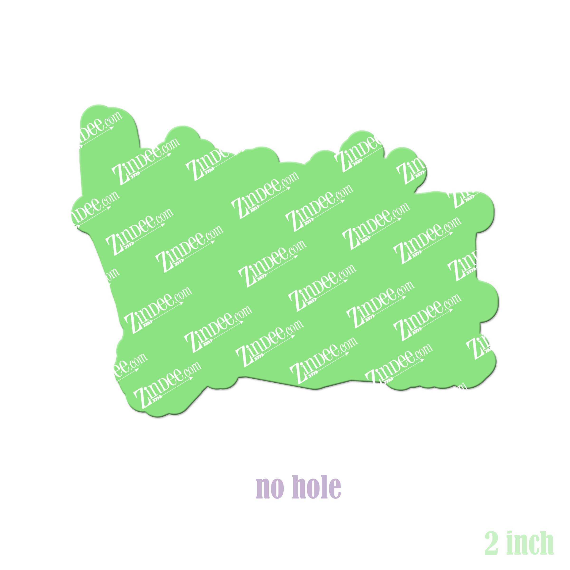 Alternative view of Resting Witch Face Acrylic Blank- Sticker- UV DTF (2 inch) NO HOLE