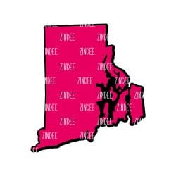 Rhode Island – Acrylic Badge Reel Blank (2") No Hole | Optional Sticker or UV DTF