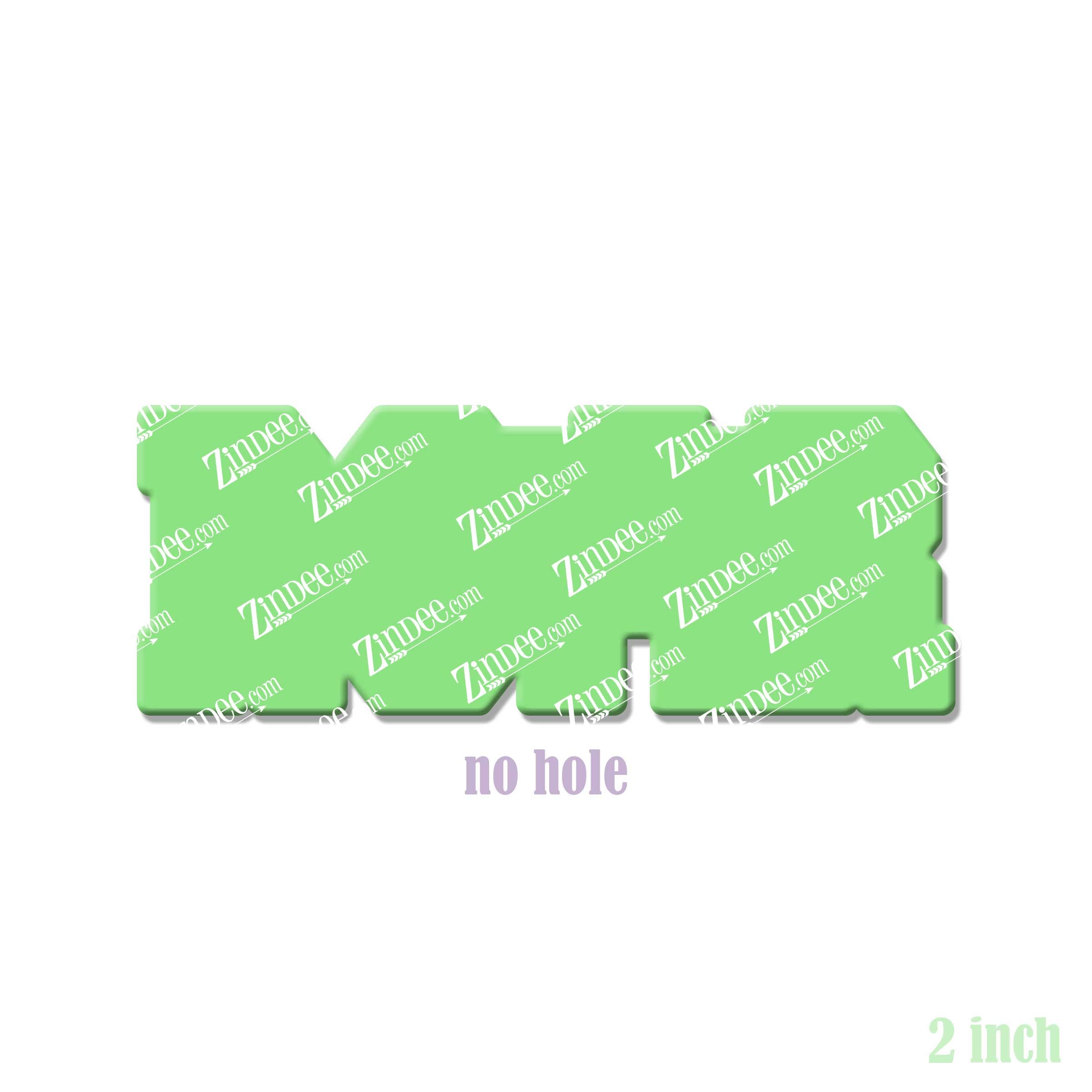 Roar (word) acrylic blank (2 inch) NO HOLE (5 piece minimum)