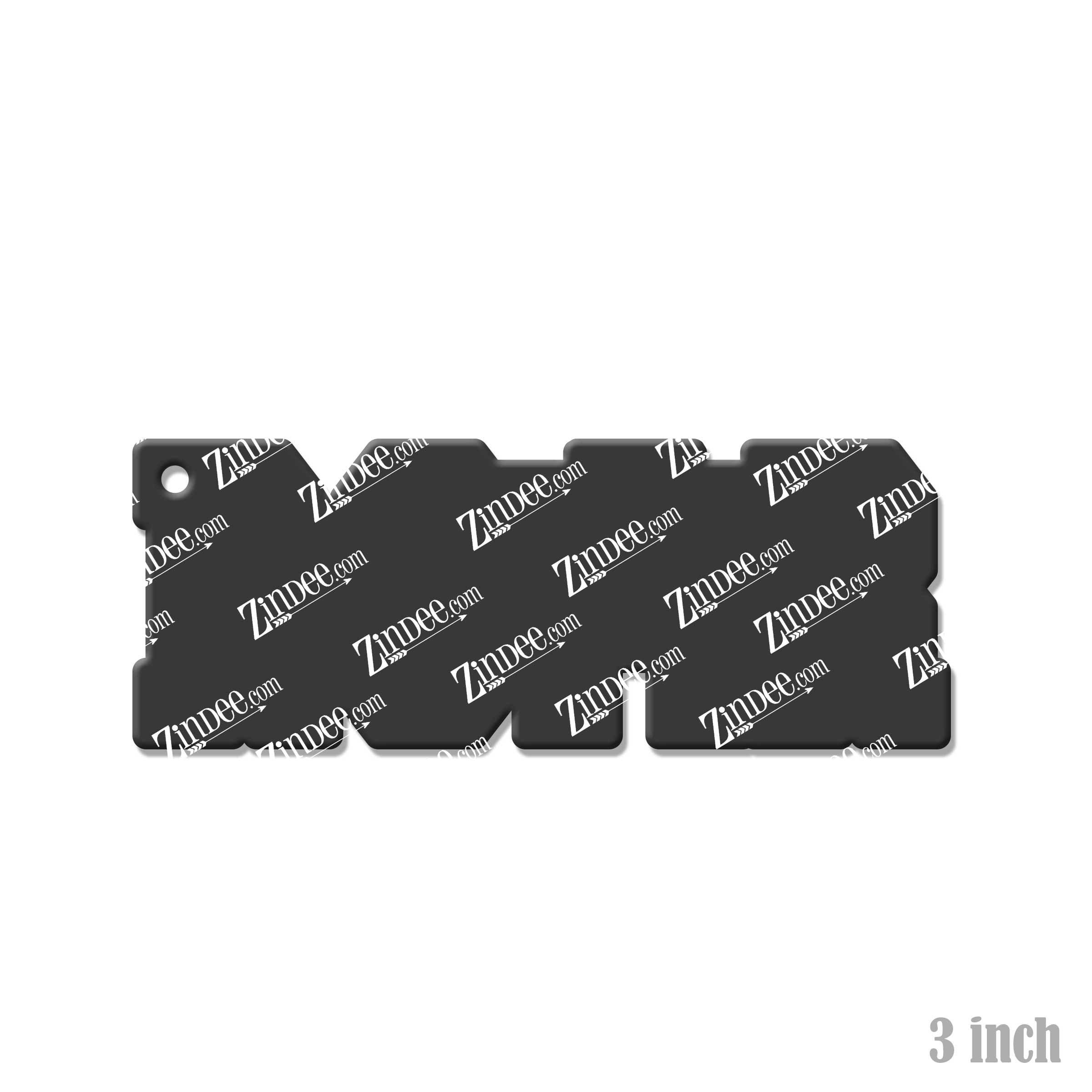 Roar (word) acrylic blank (3 inch) (5 piece minimum)