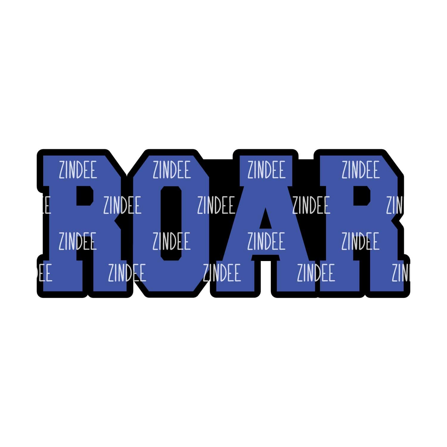 Alternative view of Roar (word) acrylic blank (3 inch) (5 piece minimum)