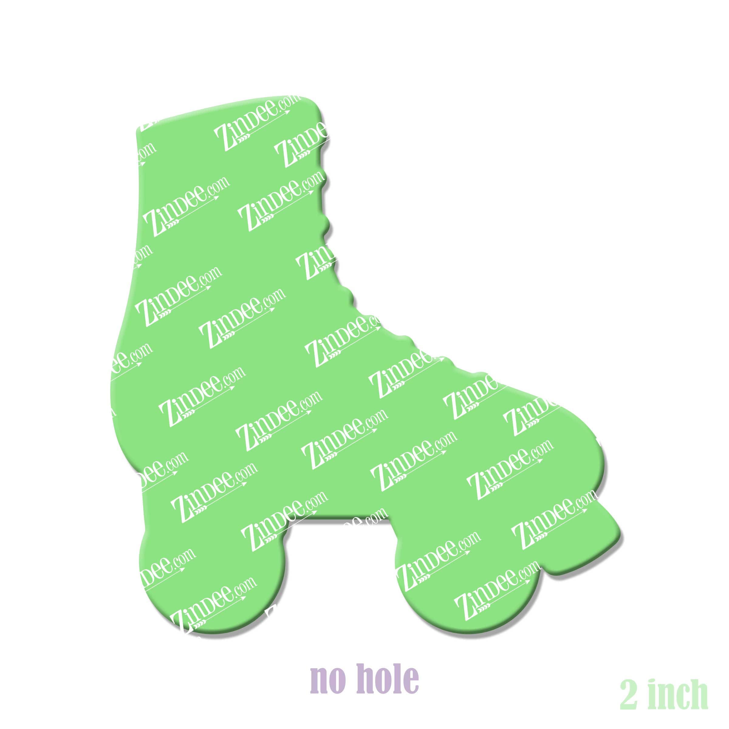 Roller Skate acrylic blank (2 inch) NO HOLE