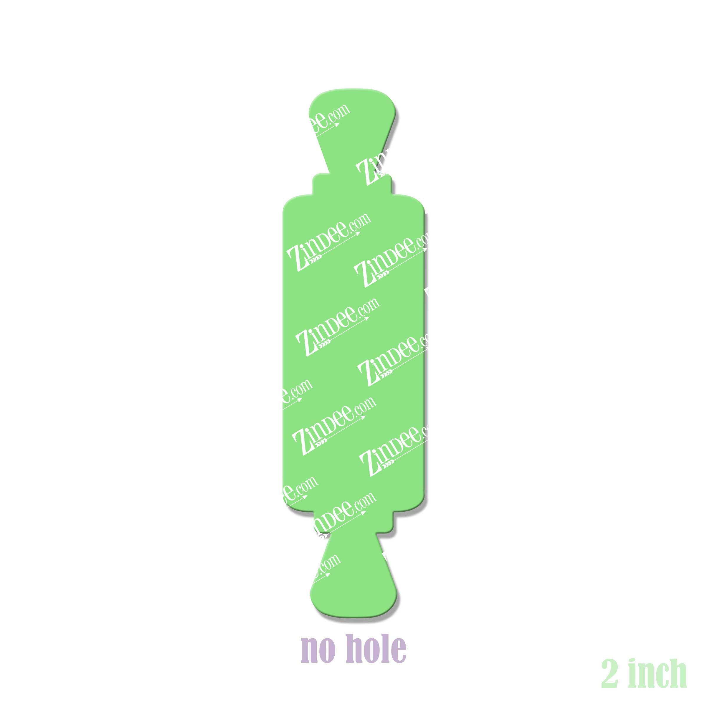 Alternative view of Rolling Pin Acrylic Blank- Sticker- UV DTF (2 inch) NO HOLE