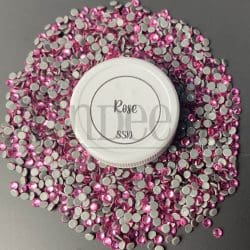 Rose Hotfix Rhinestone ss10 (machine cut) 10 Gross