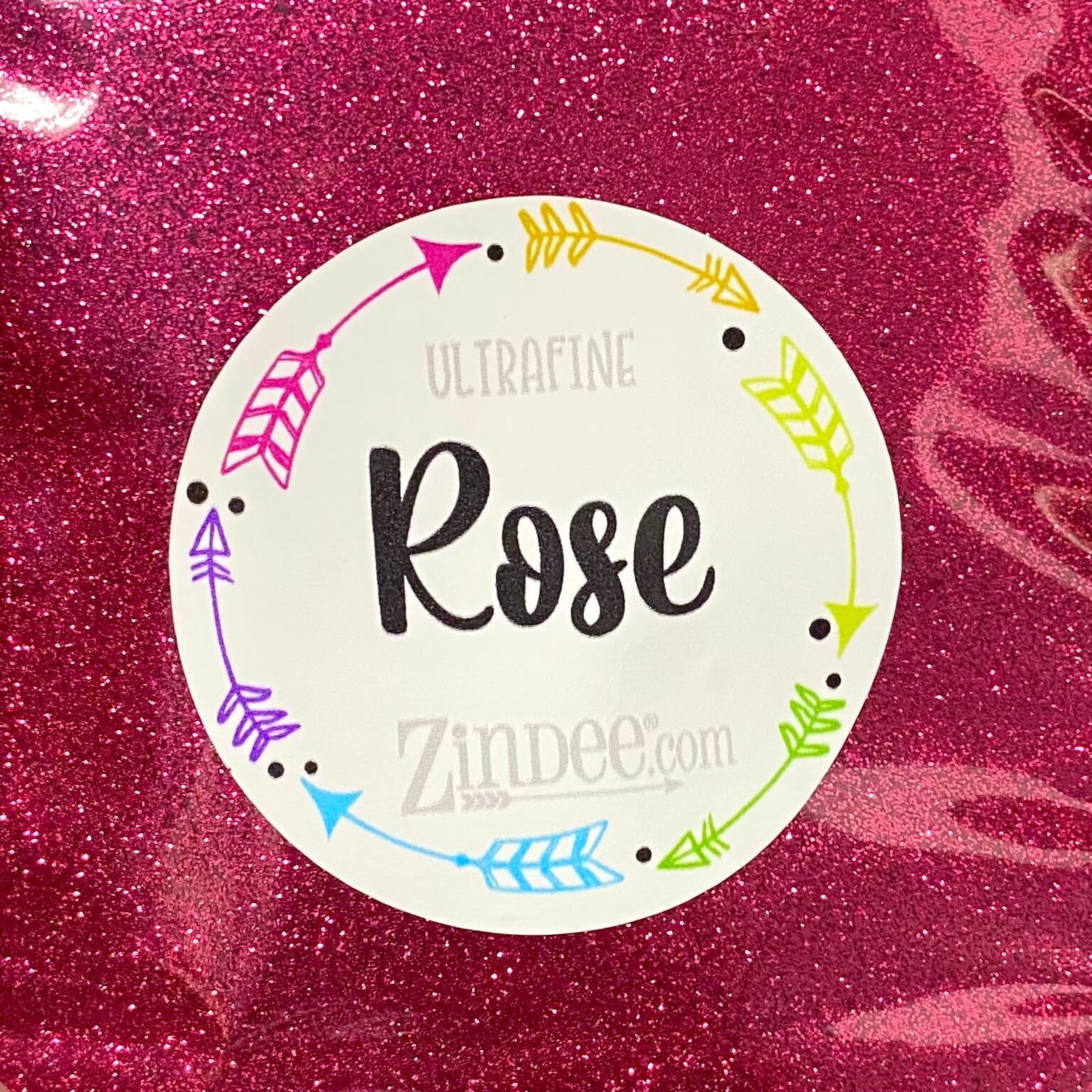 Rose Ultrafine Polyester Glitter (BAG)