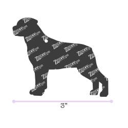Rottie Dog acrylic blank (3 inch)