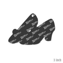 Ruby Slippers – Acrylic Keychain Blank (3") | Optional Sticker or UV DTF - Image 2