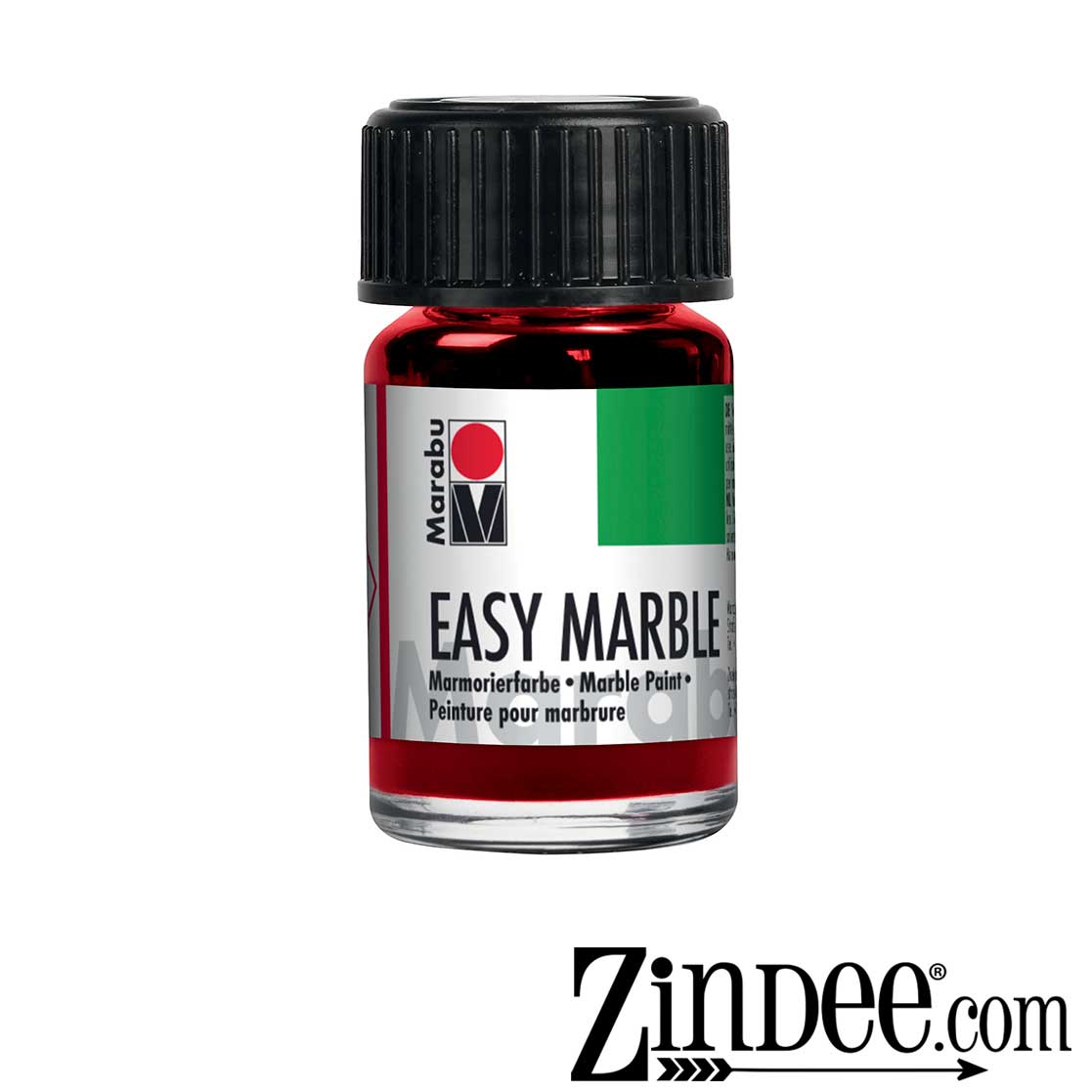 Ruby Red Easy Marble Paint