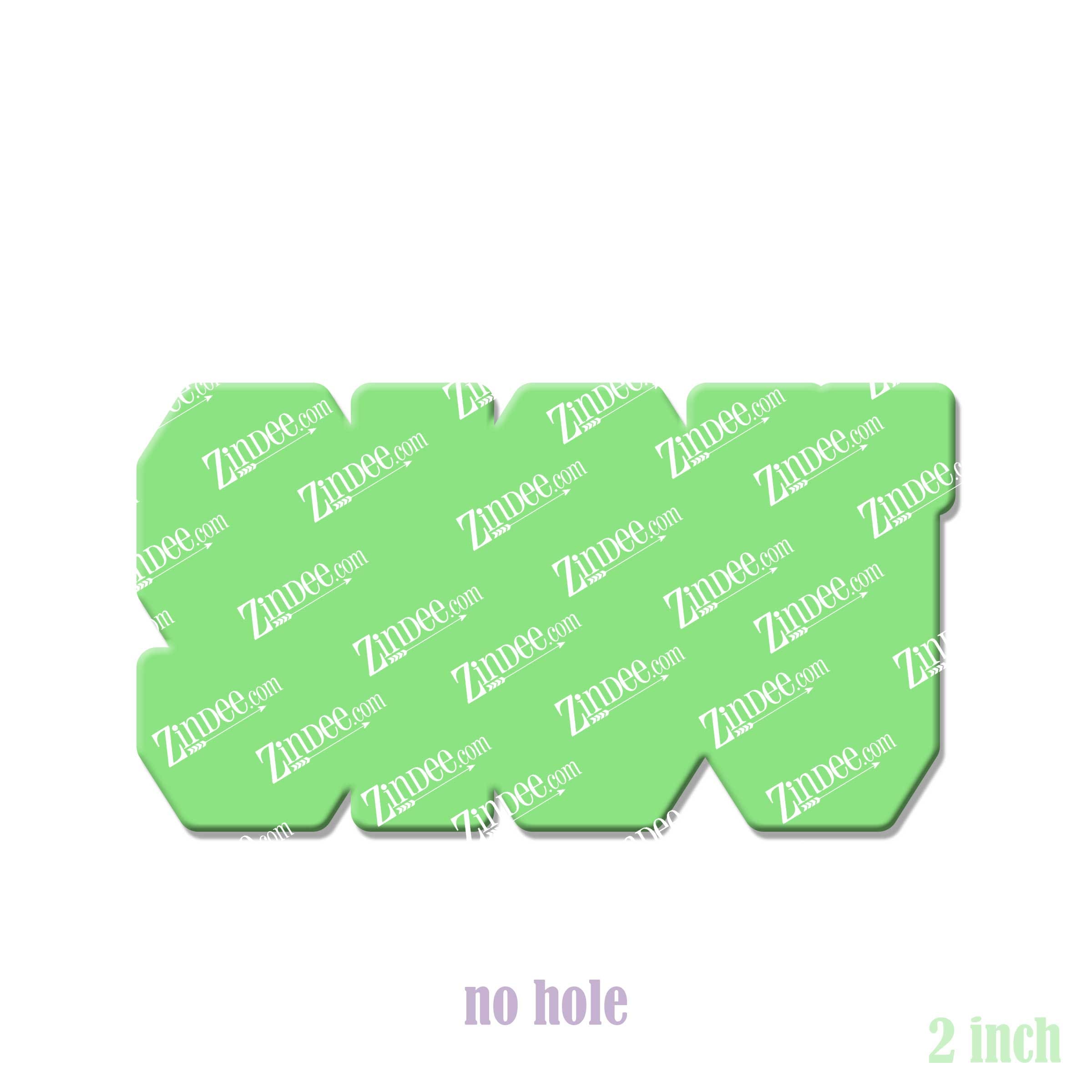 Alternative view of SICU Acrylic Blank- Sticker- UV DTF (2 inch) NO HOLE