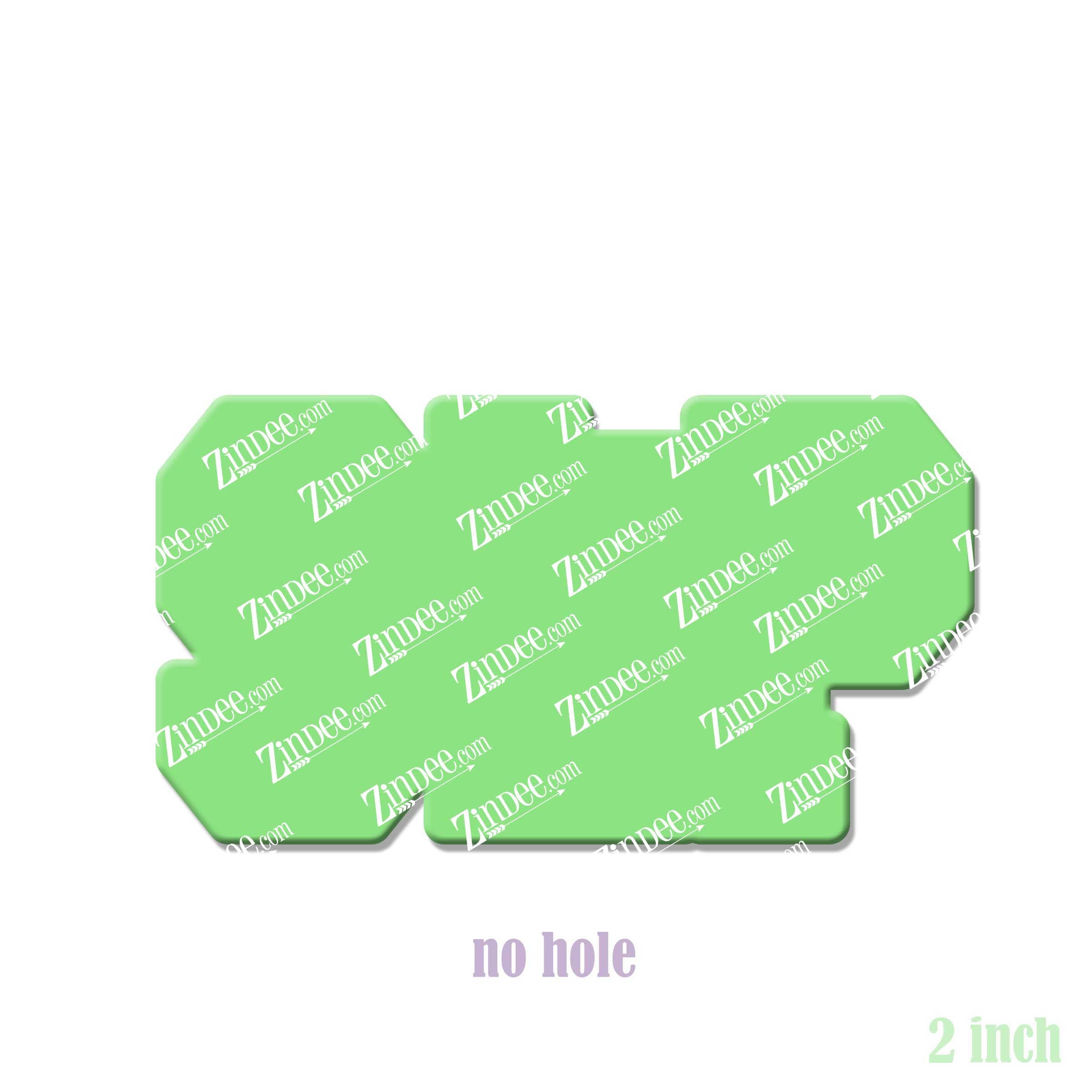 Alternative view of SLP Acrylic Blank- Sticker- UV DTF (2 inch) NO HOLE