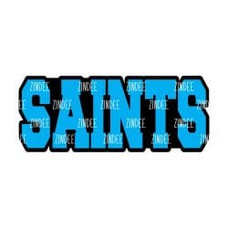 Saints (word) – Acrylic Badge Reel Blank (2") No Hole | Optional Sticker or UV DTF