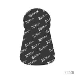 Alternative view of Salty – Acrylic Keychain Blank (3") | Optional Sticker or UV DTF
