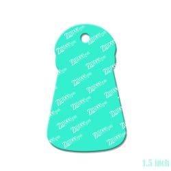 Alternative view of Salty Acrylic Blank- Sticker- UV DTF (1.5 inch)