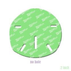 Alternative view of Sand Dollar – Acrylic Badge Reel Blank (2") No Hole | Optional Sticker or UV DTF