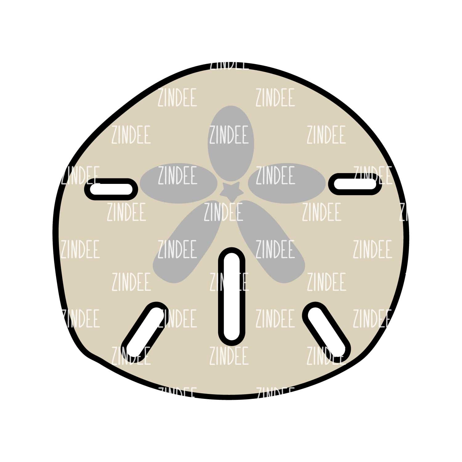 Sand Dollar 2 inch (NO HOLE)