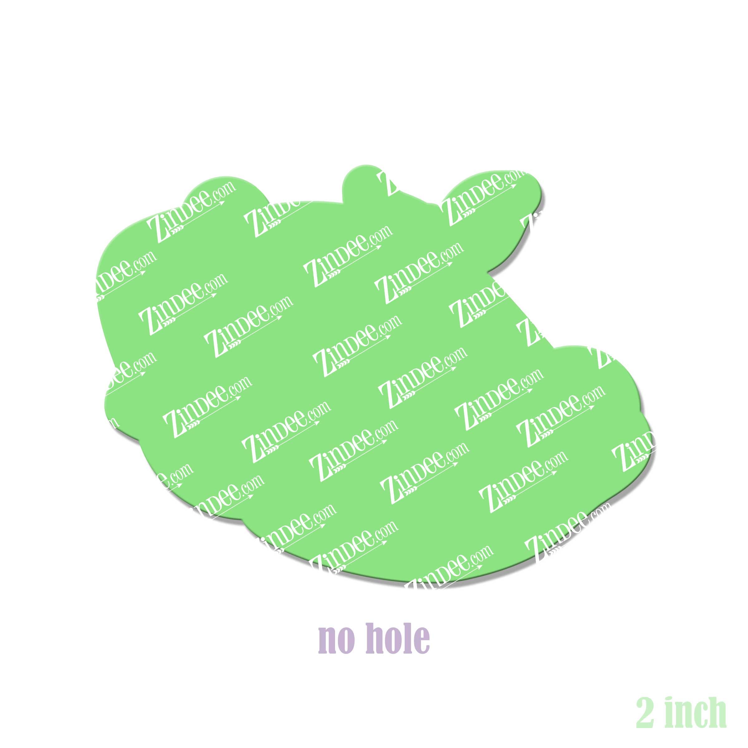 Alternative view of Santa Baby (Dark Skin) Acrylic Blank- Sticker- UV DTF (2 inch) NO HOLE