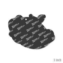 Alternative view of Santa Baby (Dark Skin) Acrylic Blank- Sticker- UV DTF (3 inch)