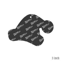 Alternative view of Santa Hat – Acrylic Keychain Blank (3") | Optional Sticker or UV DTF