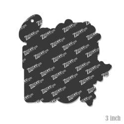 Alternative view of Santa's Favorite Ho Acrylic Blank- Sticker- UV DTF (3 inch)