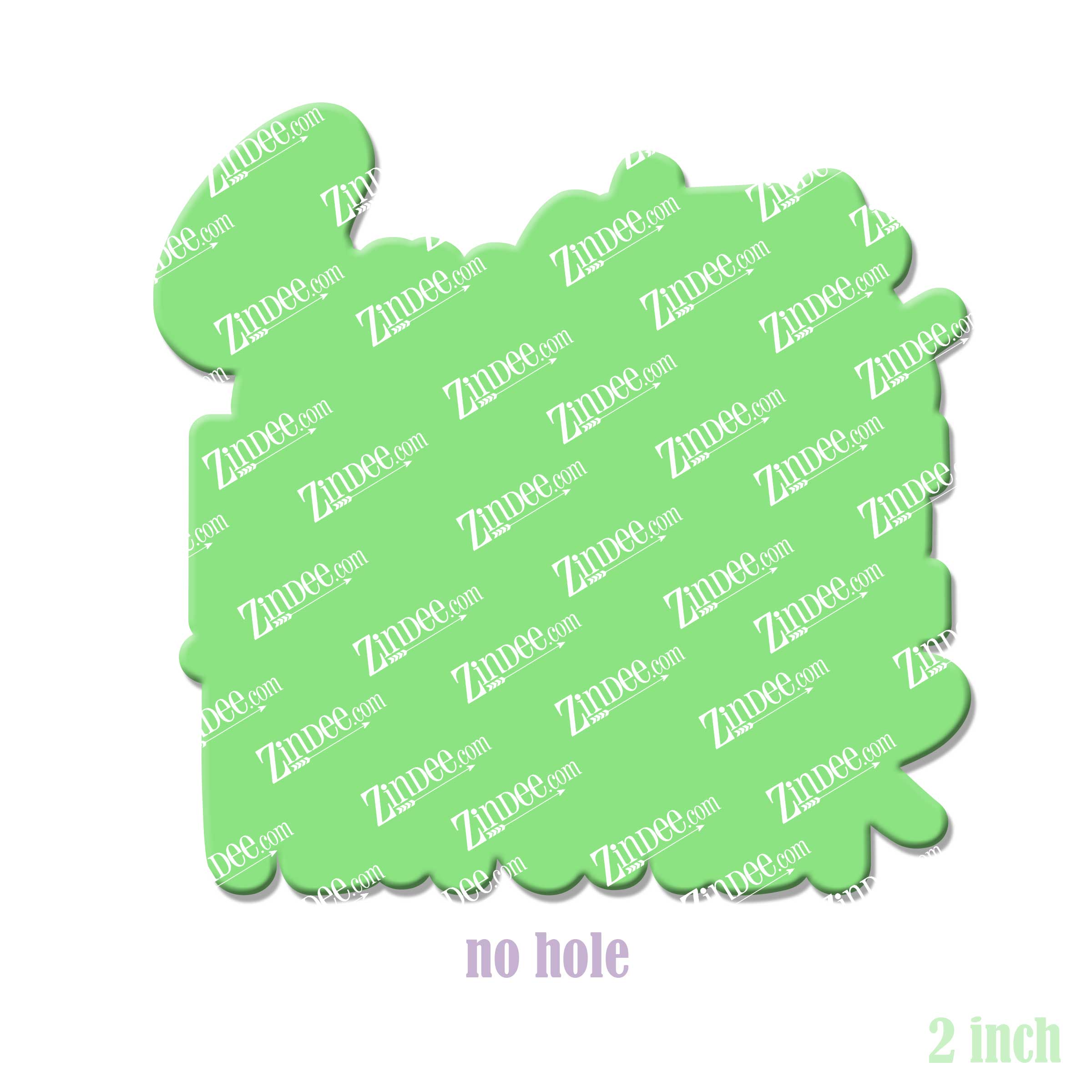 Alternative view of Santa's Favorite Teacher Acrylic Blank- Sticker- UV DTF (2 inch) NO HOLE