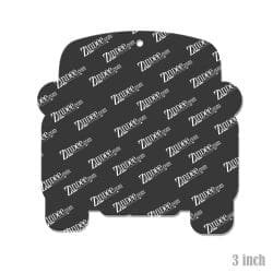 Alternative view of Vintage Santa Truck (Dark Skin) Acrylic Blank- Sticker- UV DTF (3 inch)