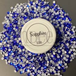 Sapphire Hotfix Rhinestone ss10 (machine cut) 10 Gross