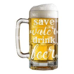 Save Water Drink Beer (Sublimation Transfer)