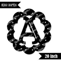 Scallop "A" (Black 20")
