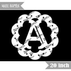 Scallop "A" (White 20")