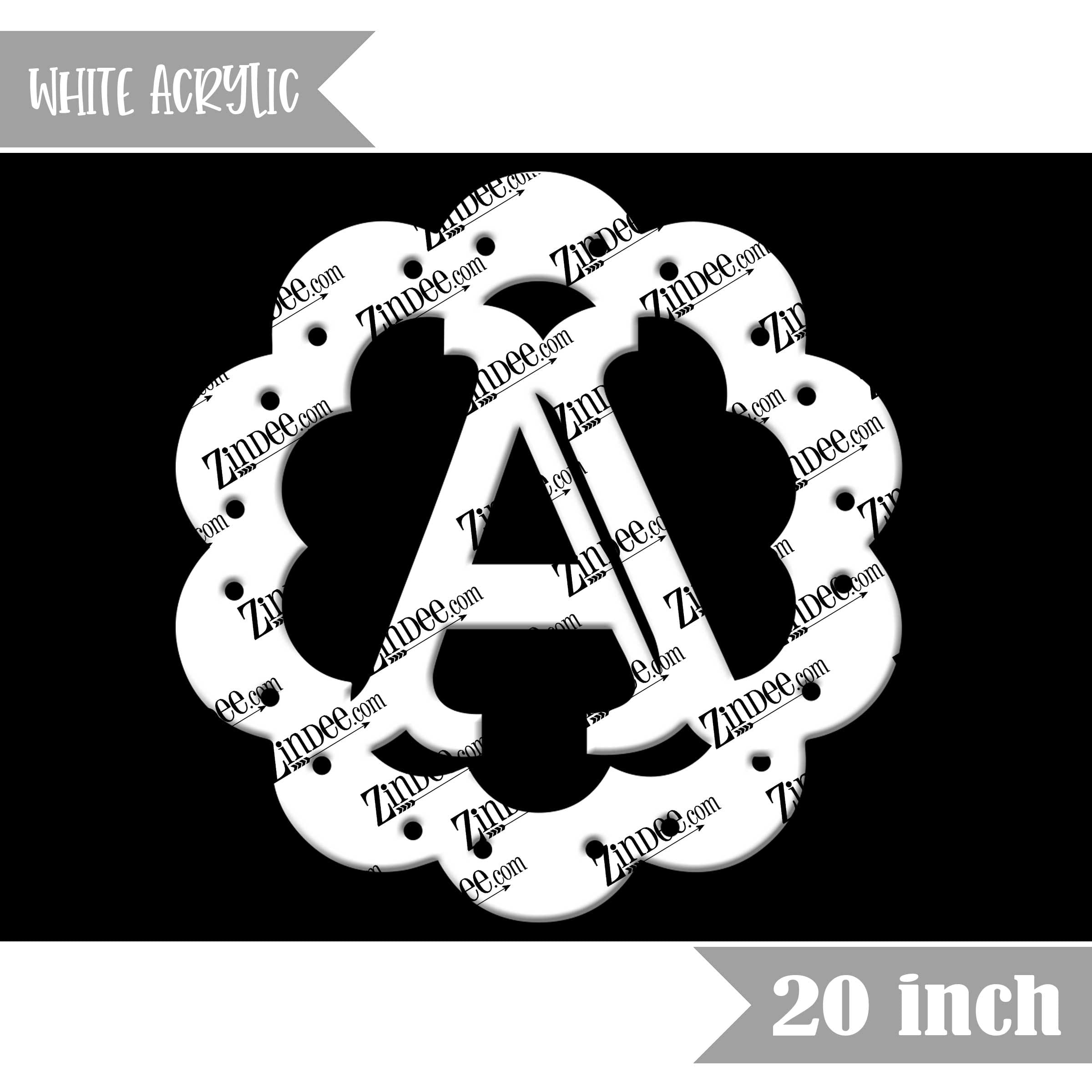 Scallop "A" (White 20")