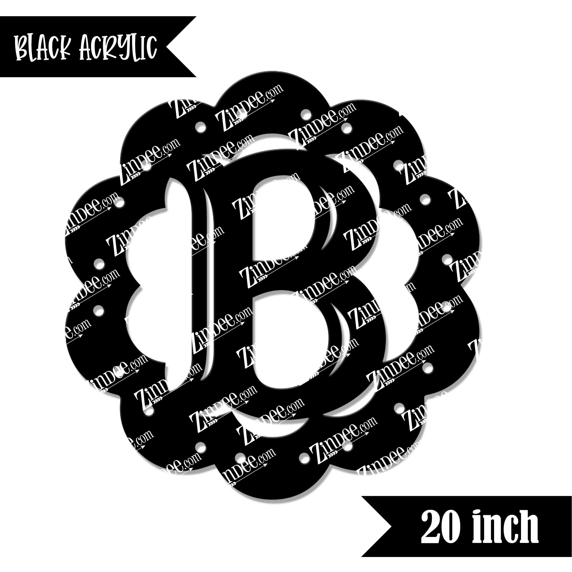 Scallop "B" (Black 20")