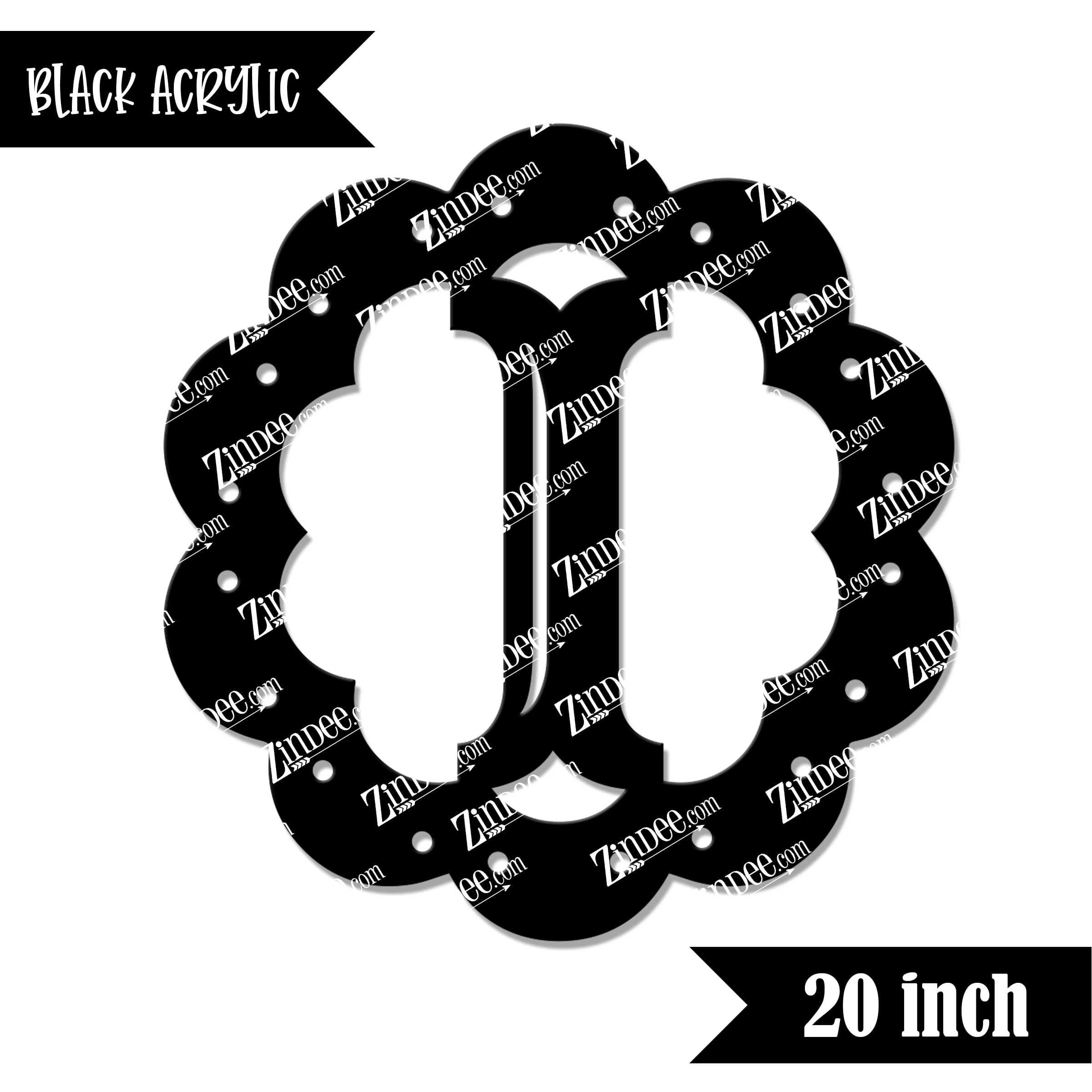 Scallop "I" (Black 20")