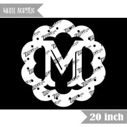 Scallop "M" (White 20")
