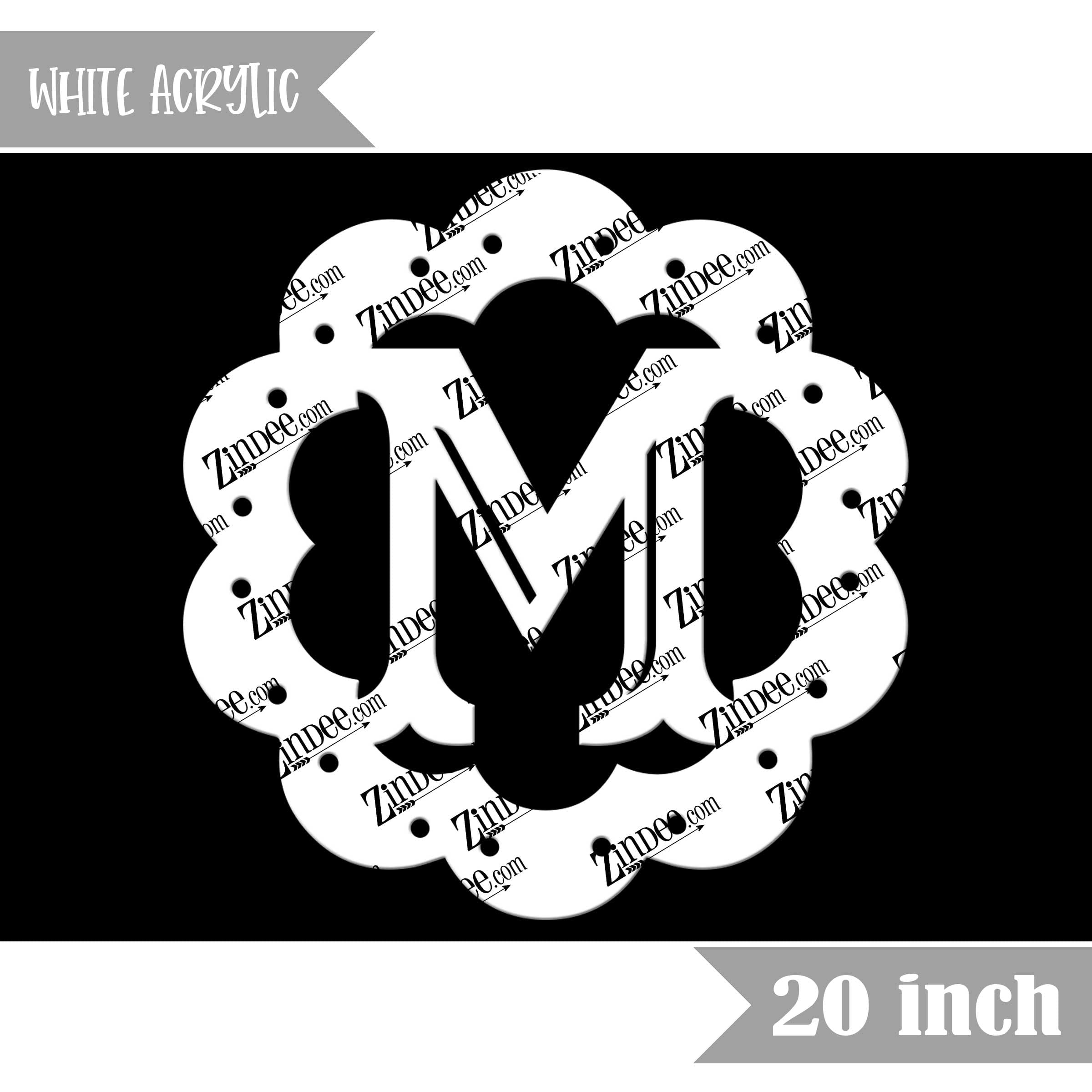 Scallop "M" (White 20")