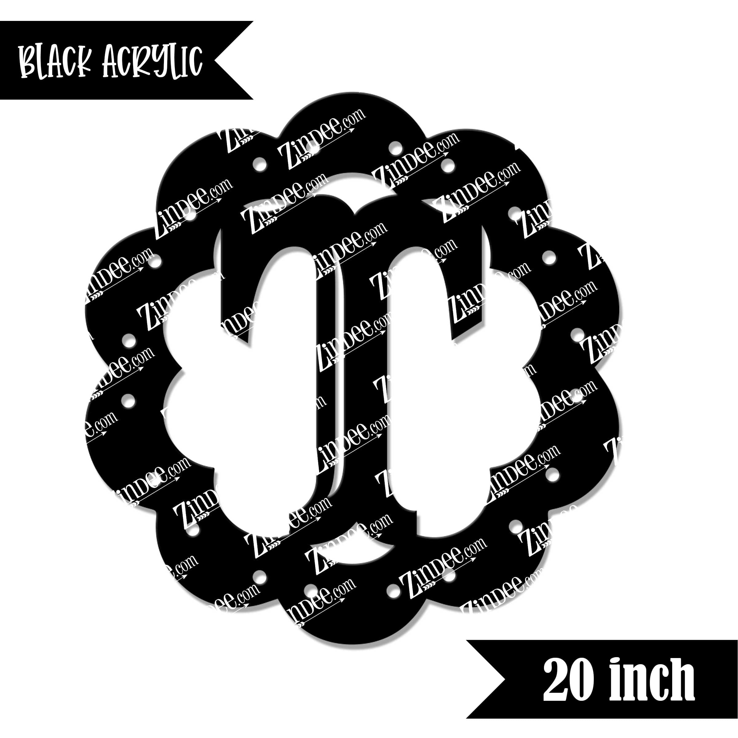 Scallop "T" (Black 20")