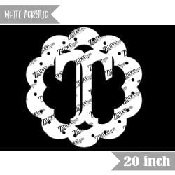 Scallop "T" (White 20")
