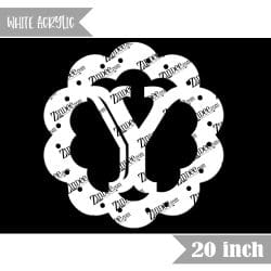 Scallop "Y" (White 20")