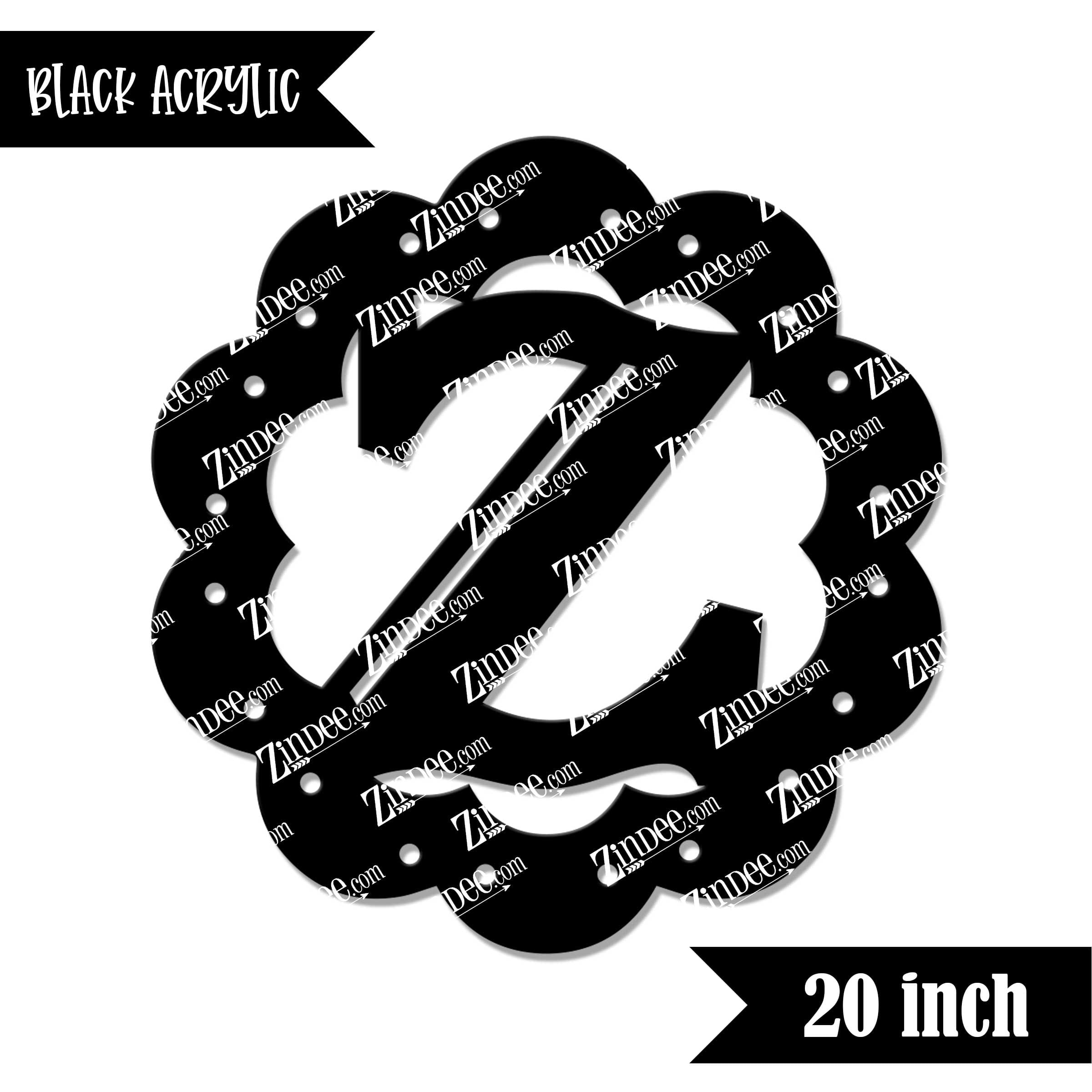 Scallop "Z" (Black 20")