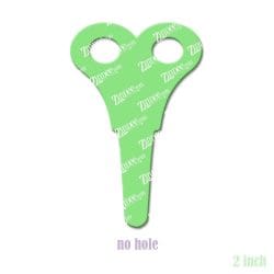Alternative view of School Scissors – Acrylic Badge Reel Blank (2") No Hole | Optional Sticker or UV DTF