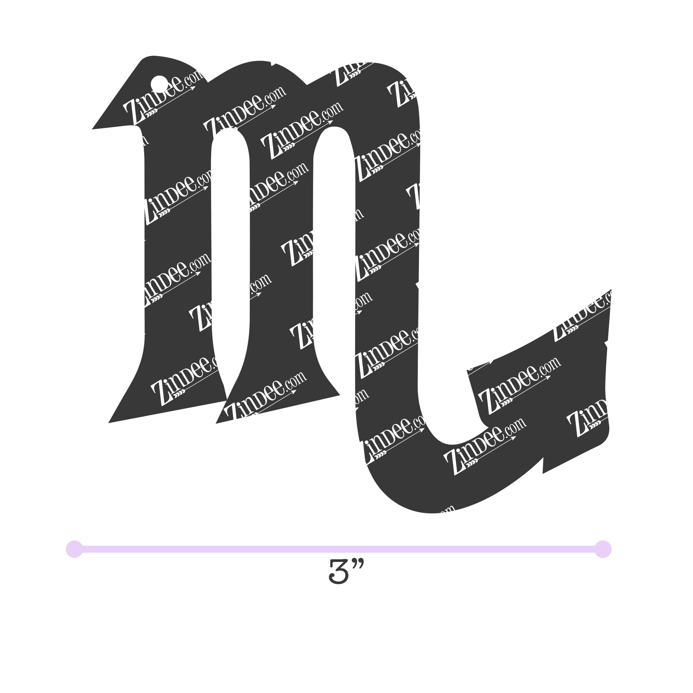 Scorpio (zodiac) acrylic blank (3 inch)