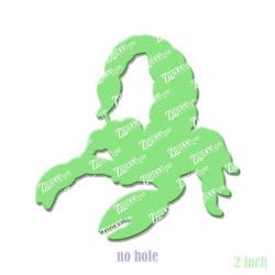 Scorpion acrylic blank (2 inch) NO HOLE (5 piece minimum)