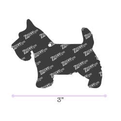 Scottie Dog acrylic blank (3 inch)