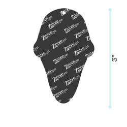 Alternative view of Ghost Face – Acrylic Keychain Blank (3") | Optional Sticker or UV DTF