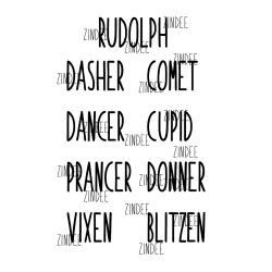 Reindeer Names (download only)