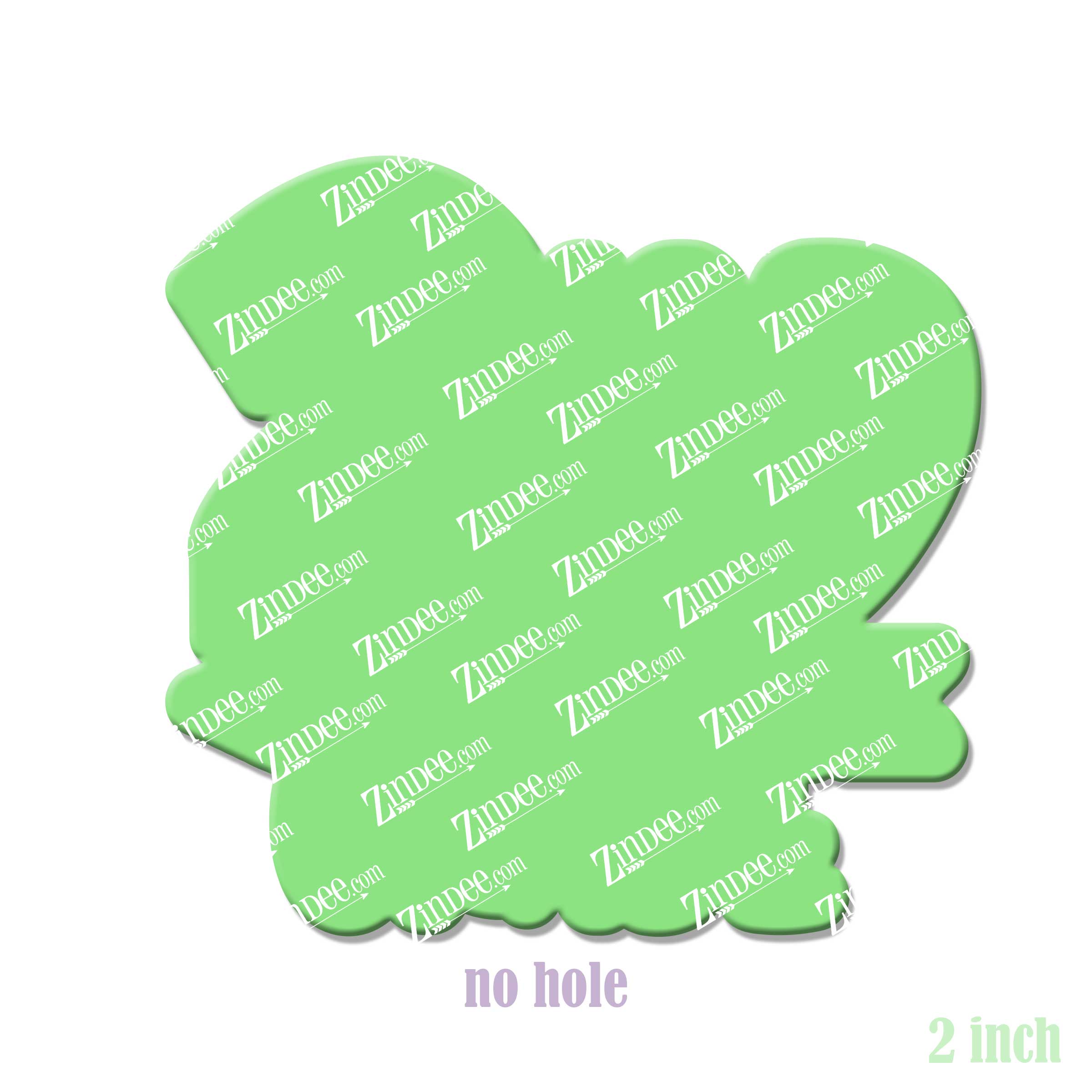 Alternative view of Second Grade Acrylic Blank- Sticker- UV DTF (2 inch) NO HOLE